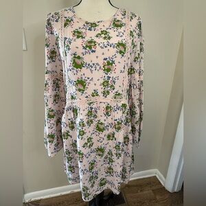 Matilda Jane floral lace mini dress tunic top SZ SM